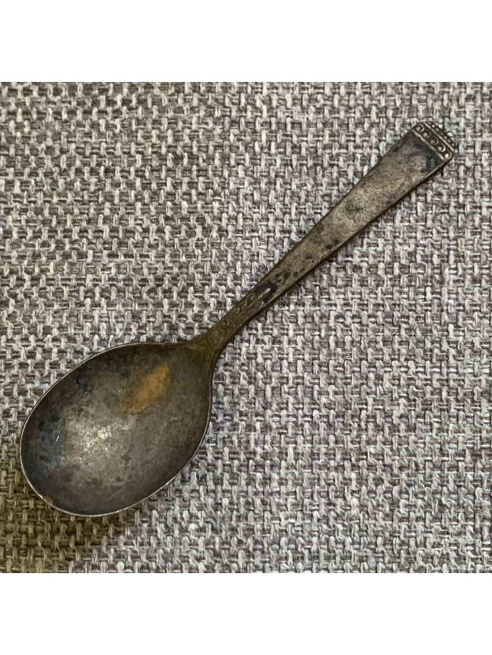 Vintage WM A Rogers Oneida Silverplated Teaspoon Art Deco Style